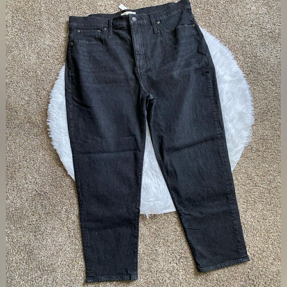 Madewell The Mom Jeans Black New Womens‎ Size 33